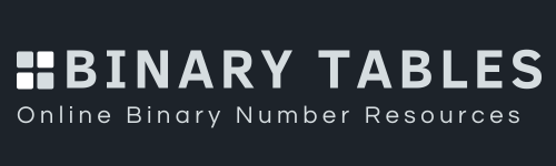 Binary Tables Logo